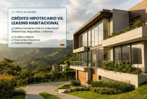 Edifício moderno com vidro e concreto nas colinas verdes colombianas