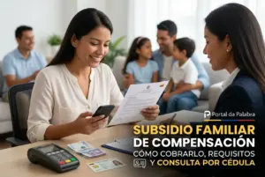 Mulher com smartphone e documento para Educação Financeira 2026